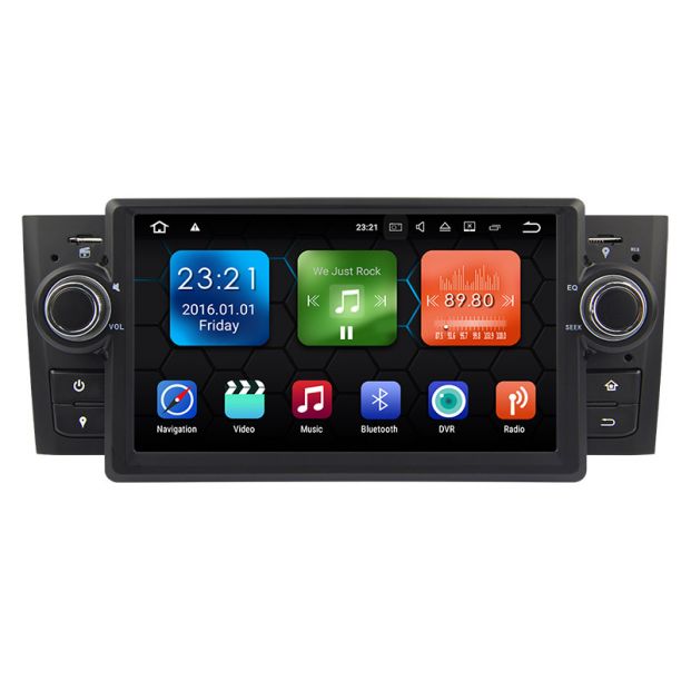 Belsee Autoradio Fiat Punto Linea Android 8.0 Oreo Car Radio Head Unit Multimedya Player PX5
