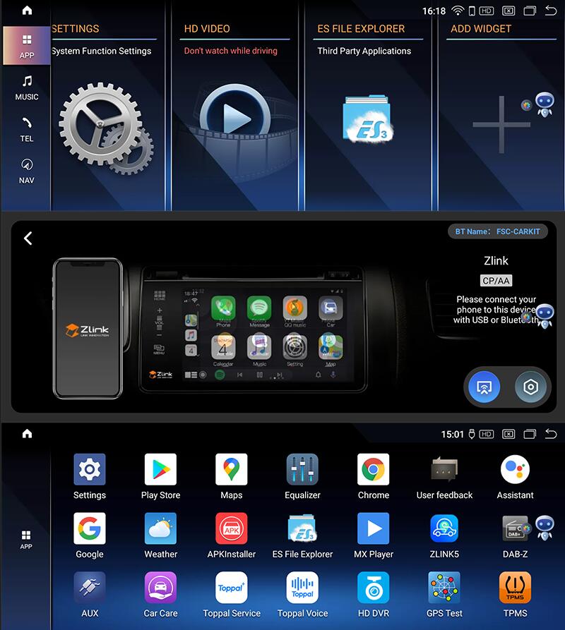 F10 F11 Android13 8+128 Screen Carplay Multimedia Autoradio BMW 5 Series NBT