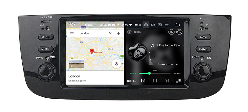 Carplay + auto Autoradio stéréo pour Fiat Linea Punto Evo 2012- 2015  Android 11 Navigation GPS Lecteur multimédia Wifi Accessoires