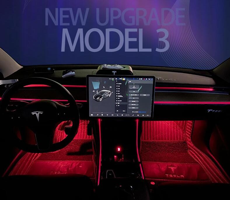Belsee Tesla Model 3 Y Ambient Lighting Kit Interior LED Lights