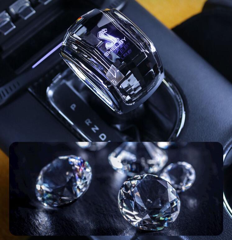 Ford mustang crystal gear shift knob