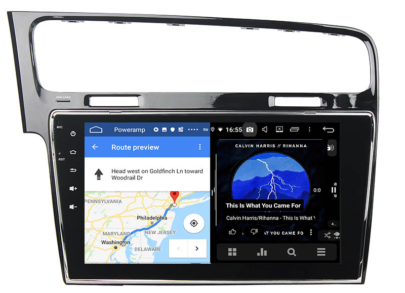Spanje Kleren De gasten Belsee Aftermarket 2012-2019 Volkswagen VW Golf 7 MK7 Android 9.0 Pie Auto  Head Unit Autoradio Stereo Upgrade GPS Navigation System 10.1 inch IPS  Touch Screen Multimedia Player Apple Car Play Android Auto